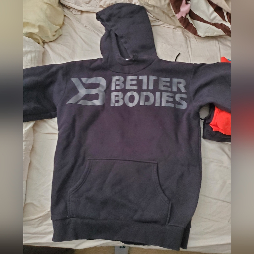 Better Bodies logo hoodie size S